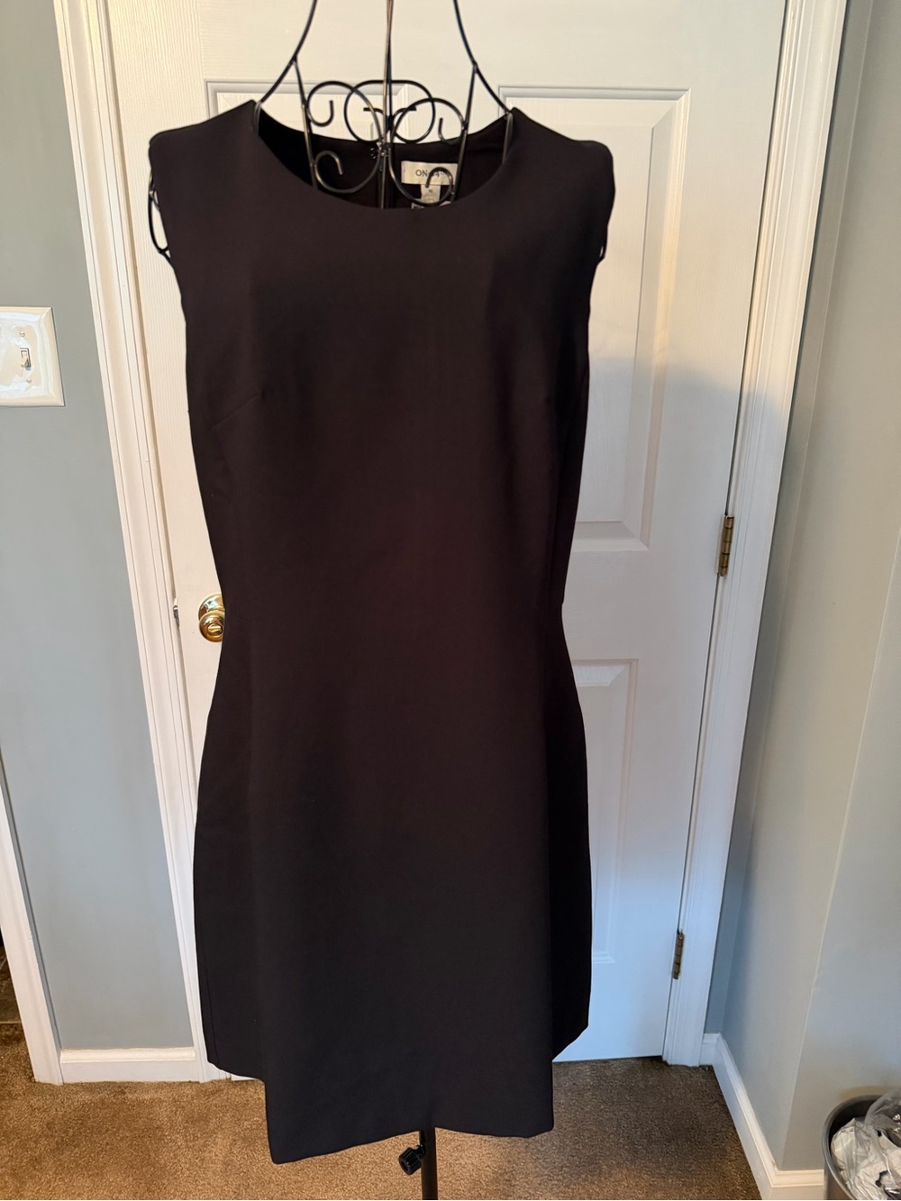 NWT On 34th Black Sleeveless Sheath Dress Size 10 Workwear Cocktail